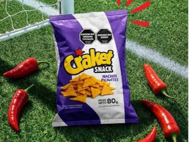 nachos picante x 80 g  CRAKET