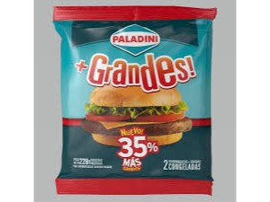 hamburguesa mas grande x 2u. PALADINI