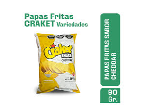 Papas fritas cheddar x 90 g