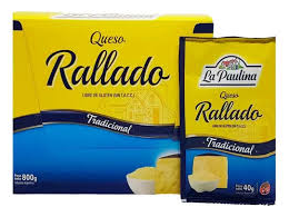 queso ralladito 24 x 40g LA PAULINA