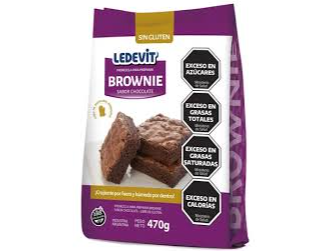 polvo prem. brownie choco x 470g LEDEVIT