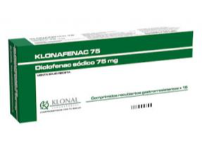 DICLOFENAC 75 mg x 15