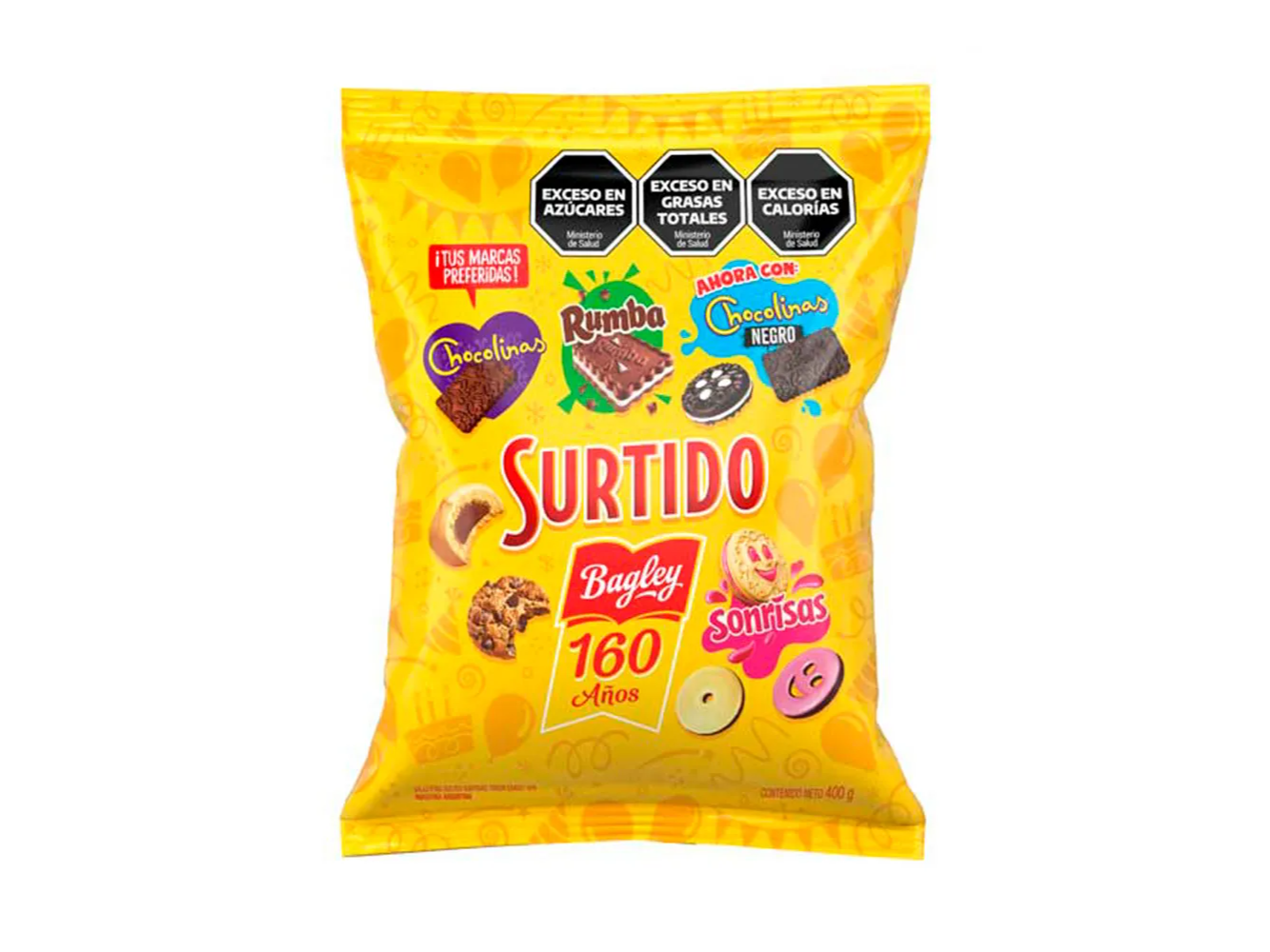 masitas surtidas x 400g BAGLEY
