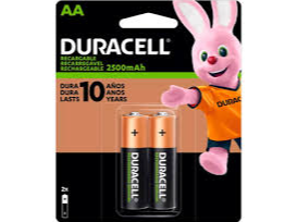 pilas AA x 2 u DURACELL