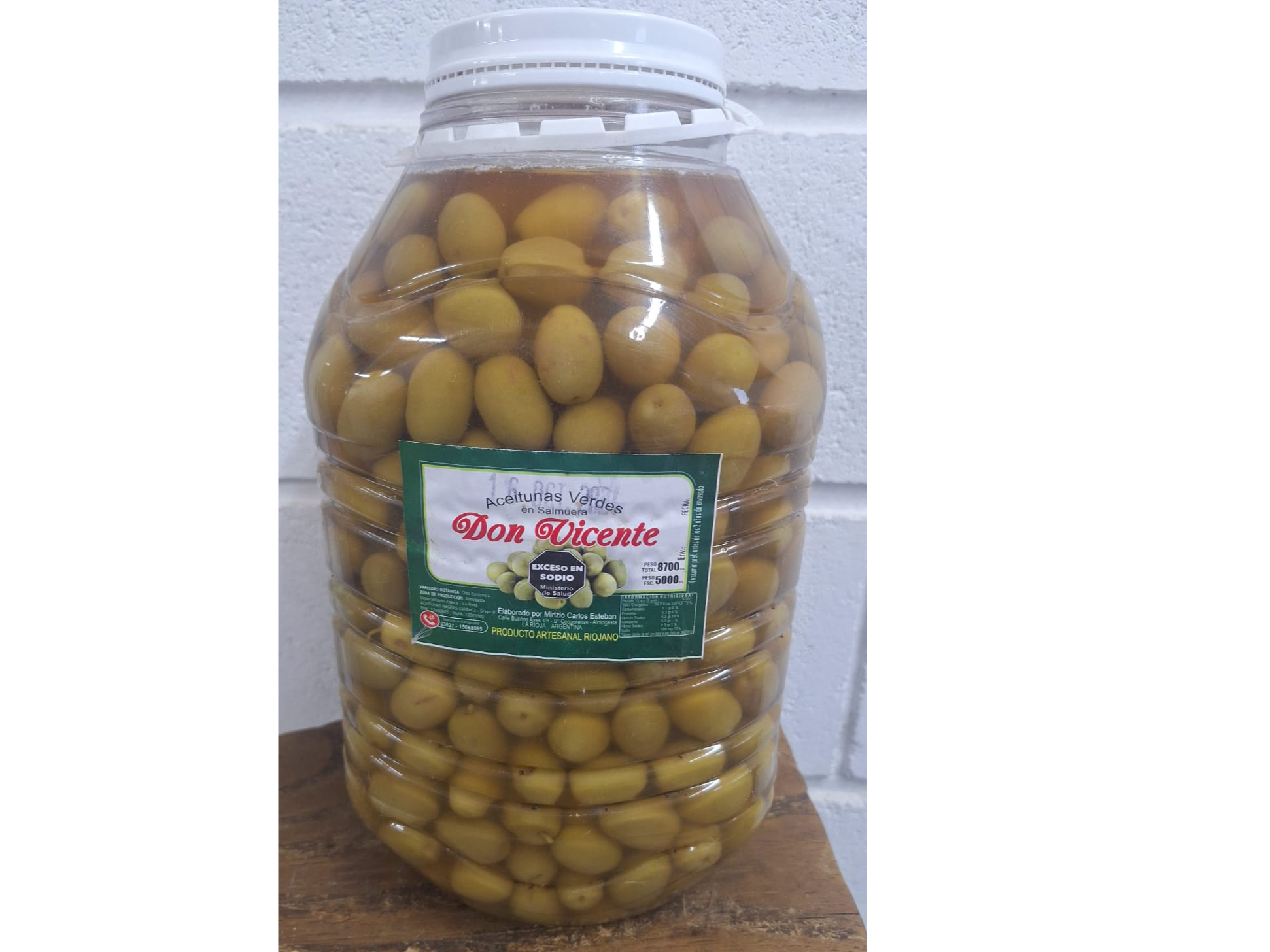 aceitunas verdes 0 x 5k TENTACION