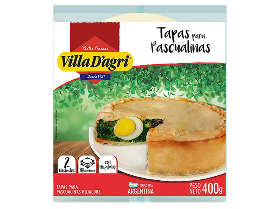 Pascualinas hojaldre x 2u MIL HOJAS