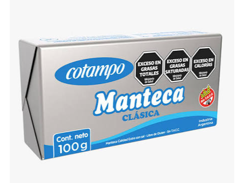 manteca 1 x 100 gr COTAMPO