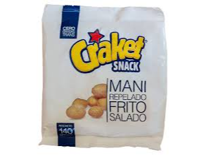 Mani frito repelado salado x 240 g