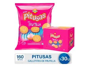 masita frutilla x 160g PITUSAS
