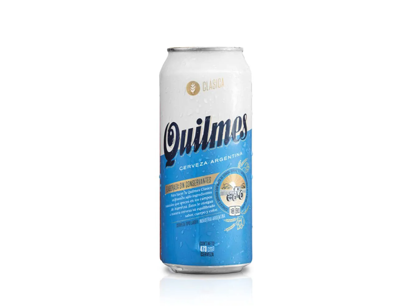 Quilmes lata x 473cm.