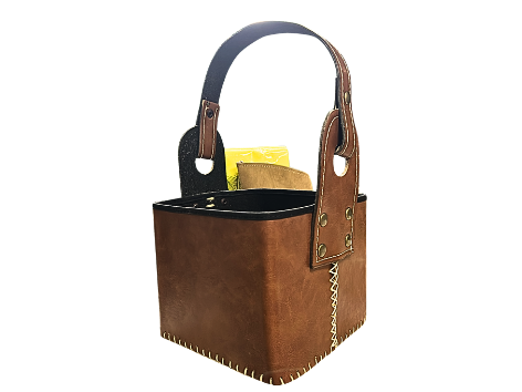 CANASTA ECO CUERO