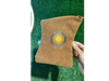PORTA YERBA GRABADO DE CUERO