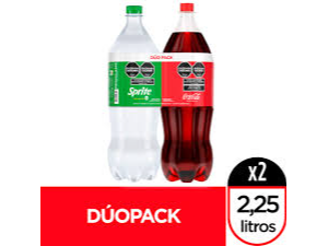 COMBO DUO COCA-COLA+ SPRITE 2.25L