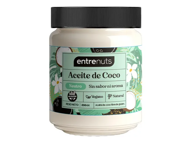 ACEITE DE COCO X 200ML NEUTRO ENTRENUTS