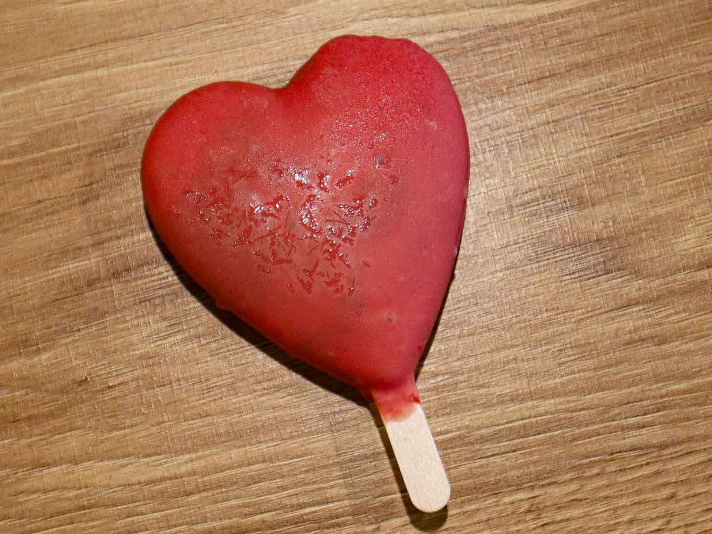 Paleta con forma Corazón