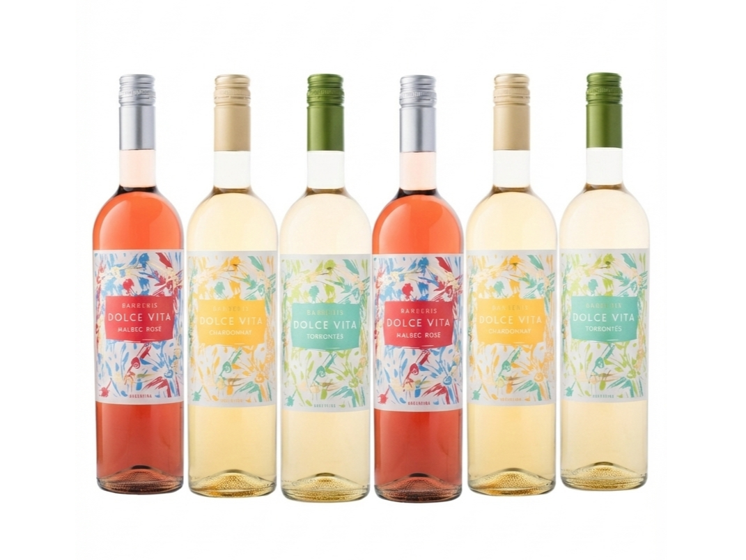 MIX DOLCE VITA caja x6 (2 Rosé + 2 Chardonnay + 2 Torrontés)