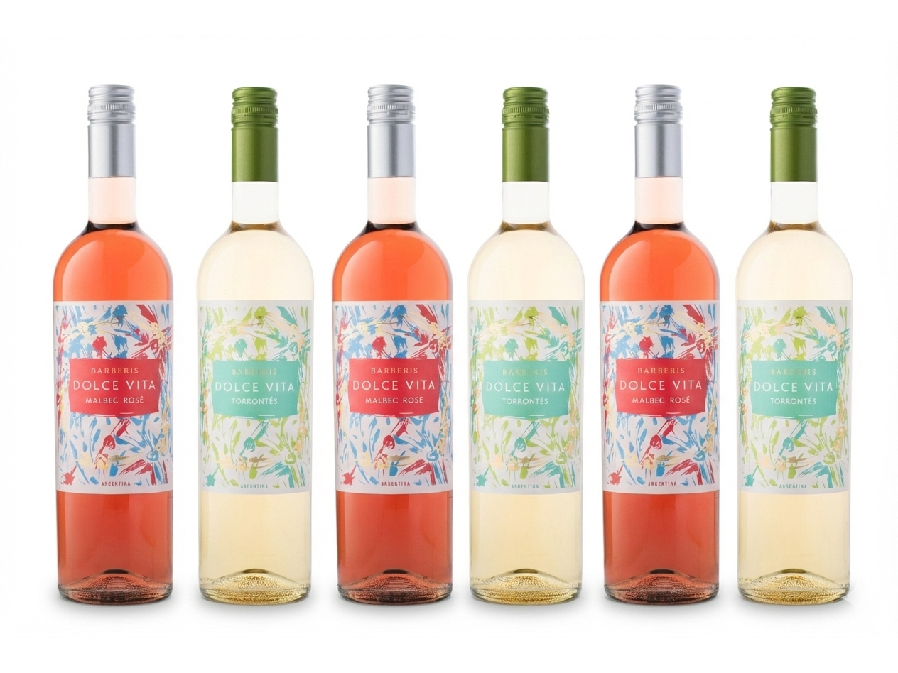 MIX VERANO caja x6 (3 Torrontés + 3 Rosé)
