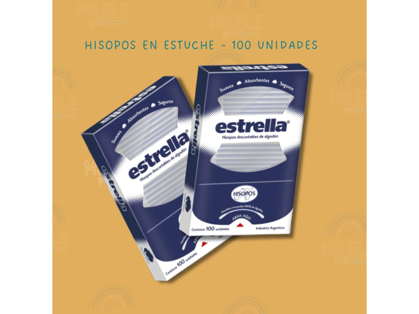 HISOPOS ESTRELLA (estuche)