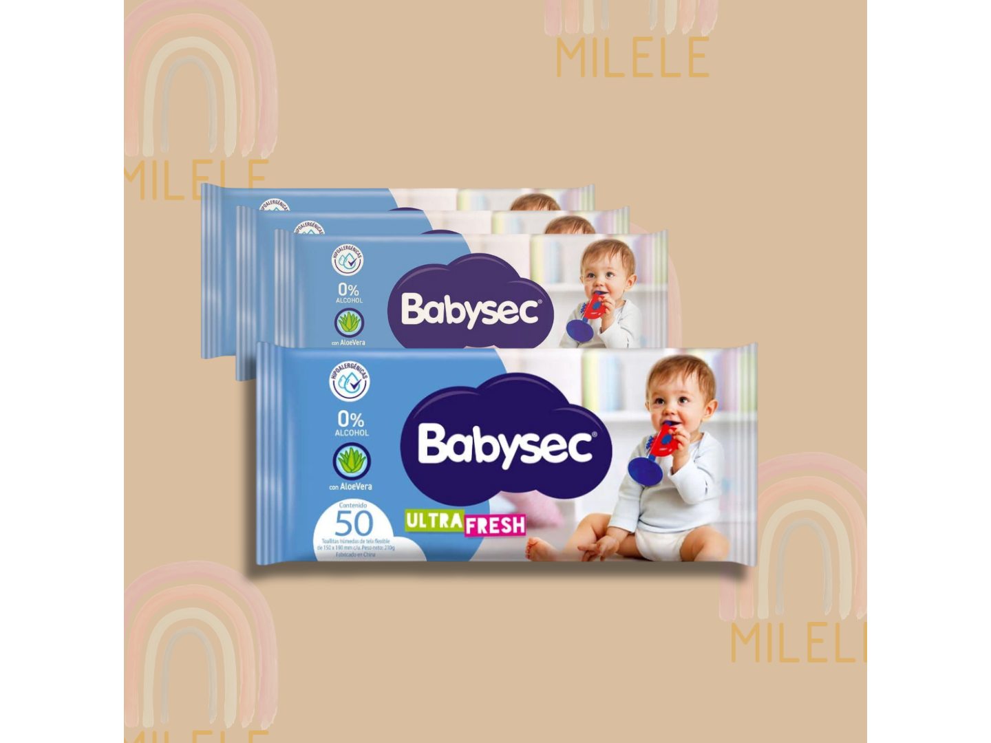 Toallitas humedas Babysec UltrasFresh