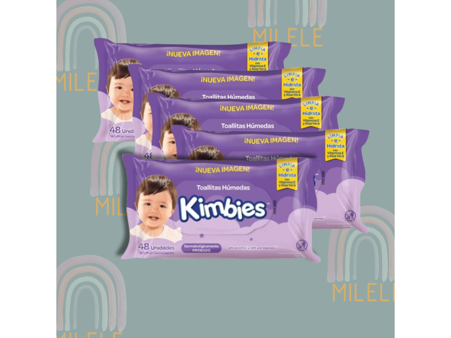 TOALLITAS HUMEDAS Kimbies x 48