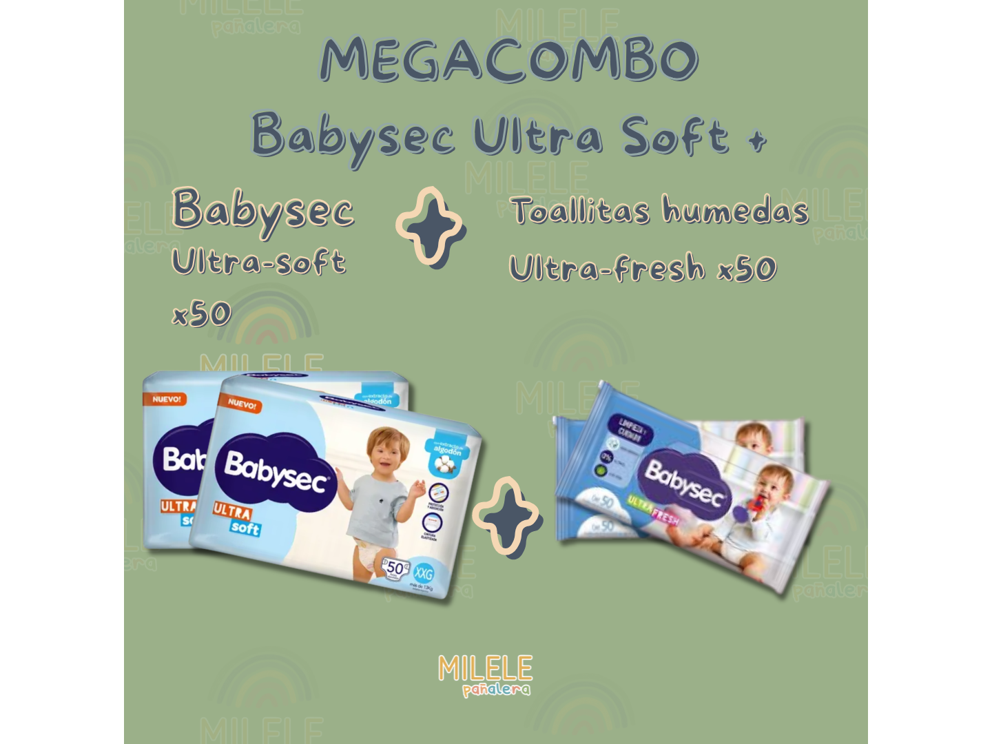 MEGA COMBO BABYSEC ULTRA SOFTH +