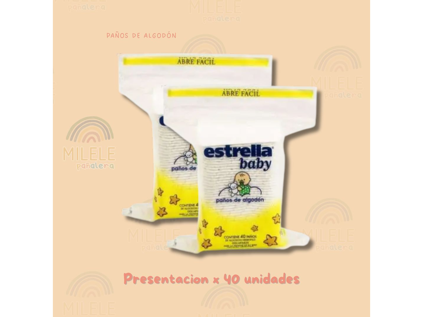 Paños de algodon Estrella