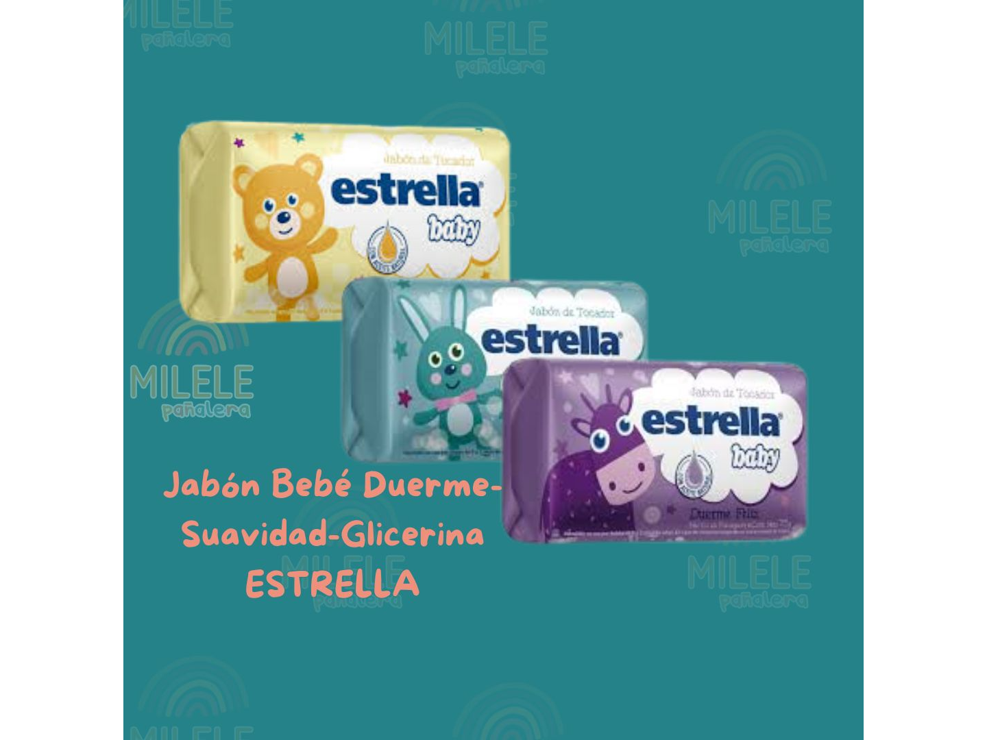 Jabón Bebé Duerme-Suavidad-Glicerina ESTRELLA