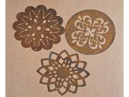 Aplique Pared Ø40 (Mandala circulo, flor, estrella)