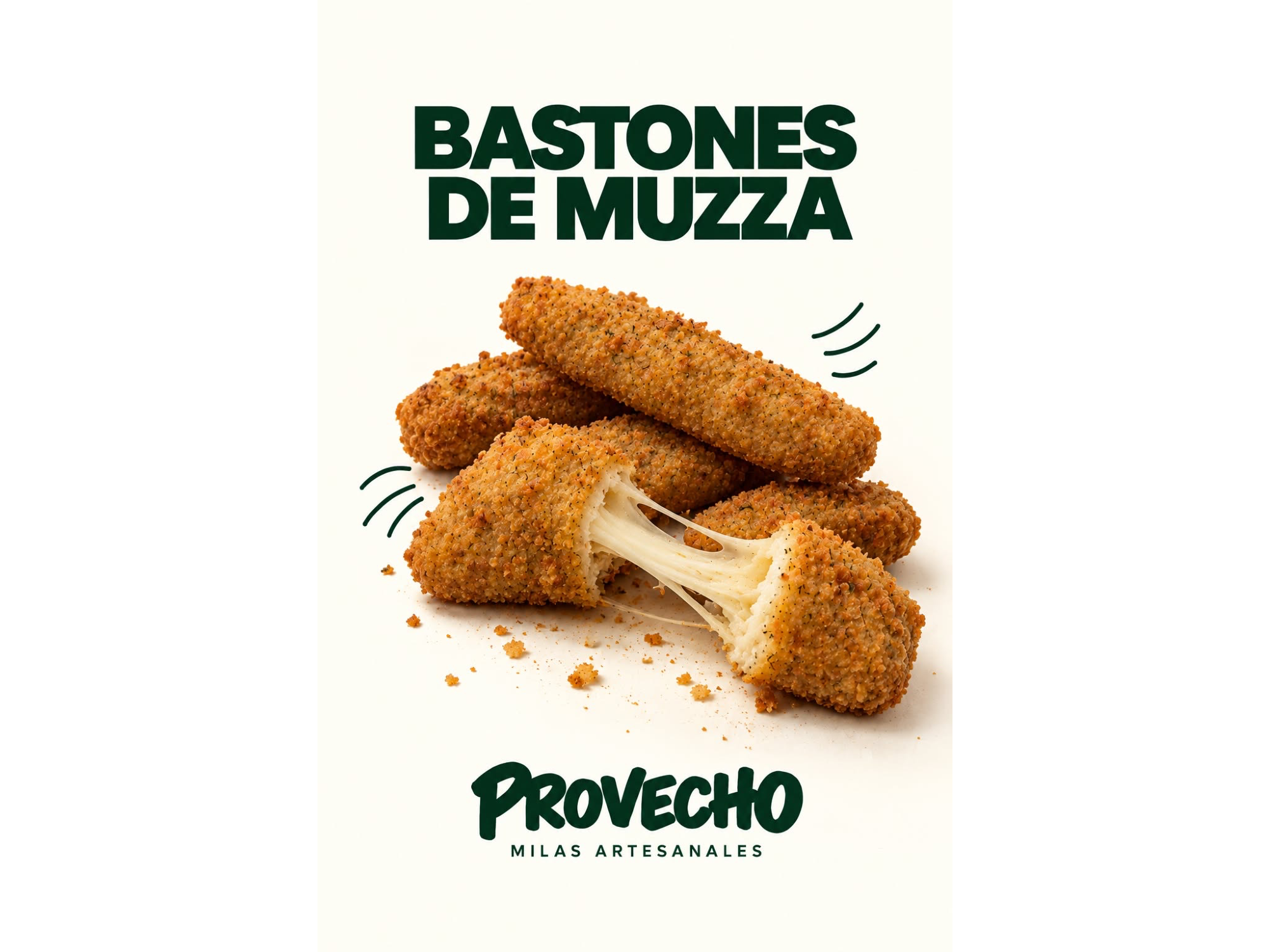 Bastones de Muzzarella x gr