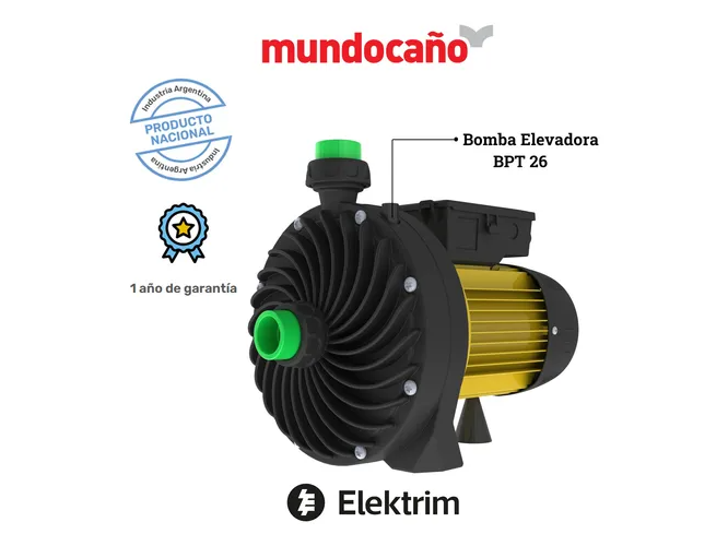 Bomba centrifuga elektrim btp18 3/4 hp