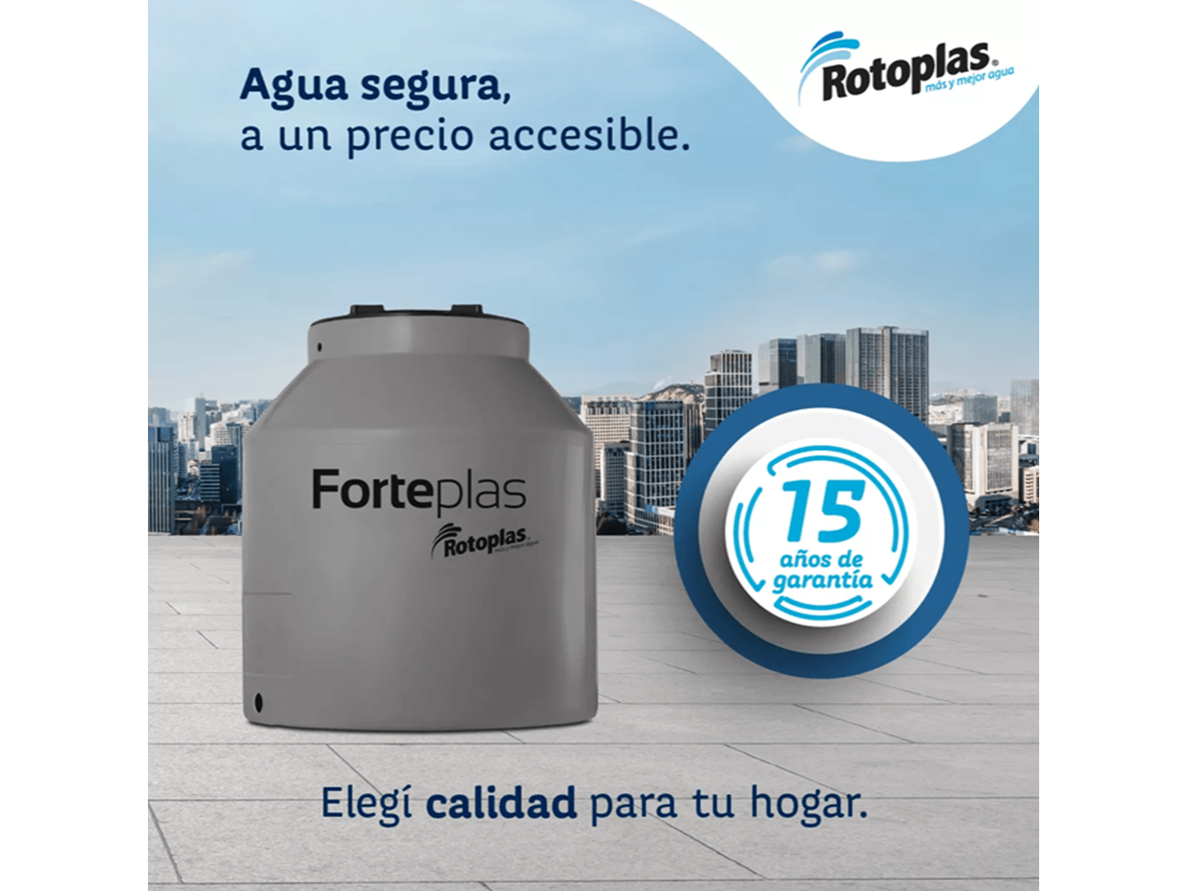 Tanque forteplas 500 litros bicapa