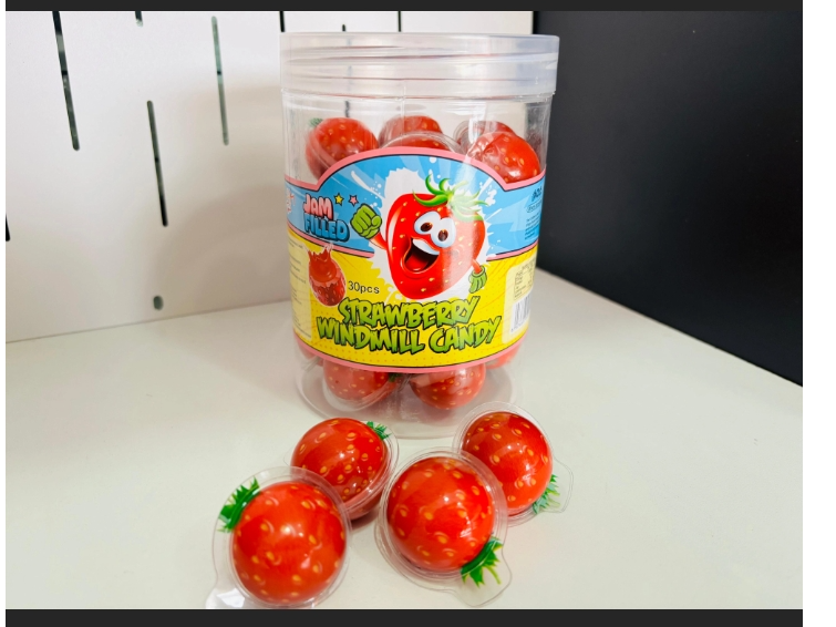 Tarro caramelos blando frutilla