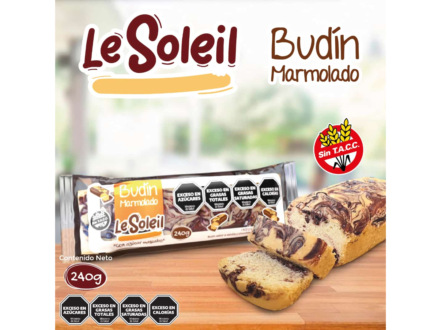 Budín Marmolado 240gr
