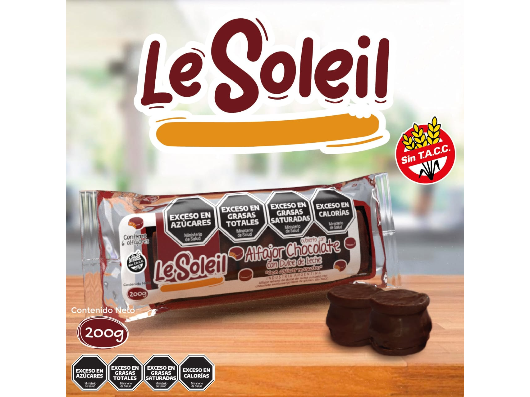 Alfajores de Chocolate x6