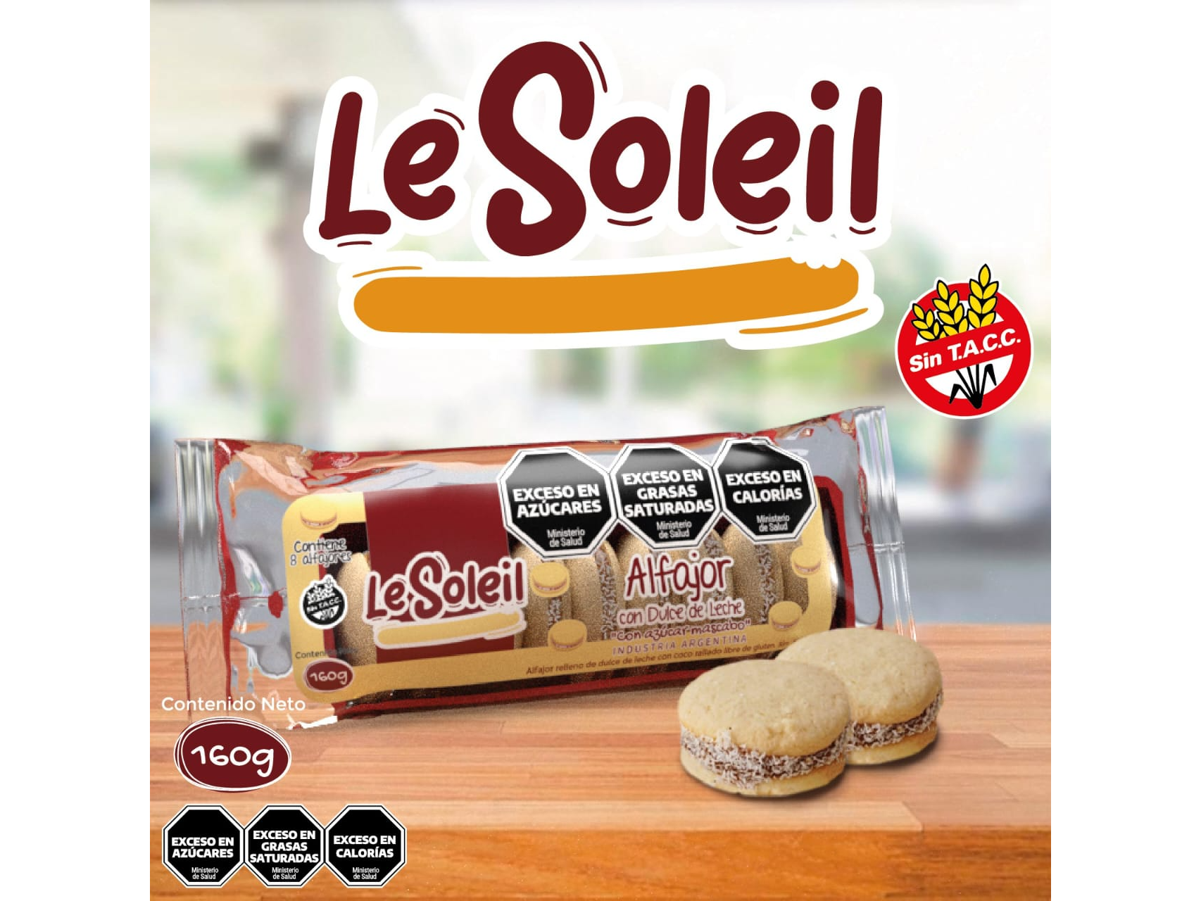 Alfajor con Dulce de Leche x6