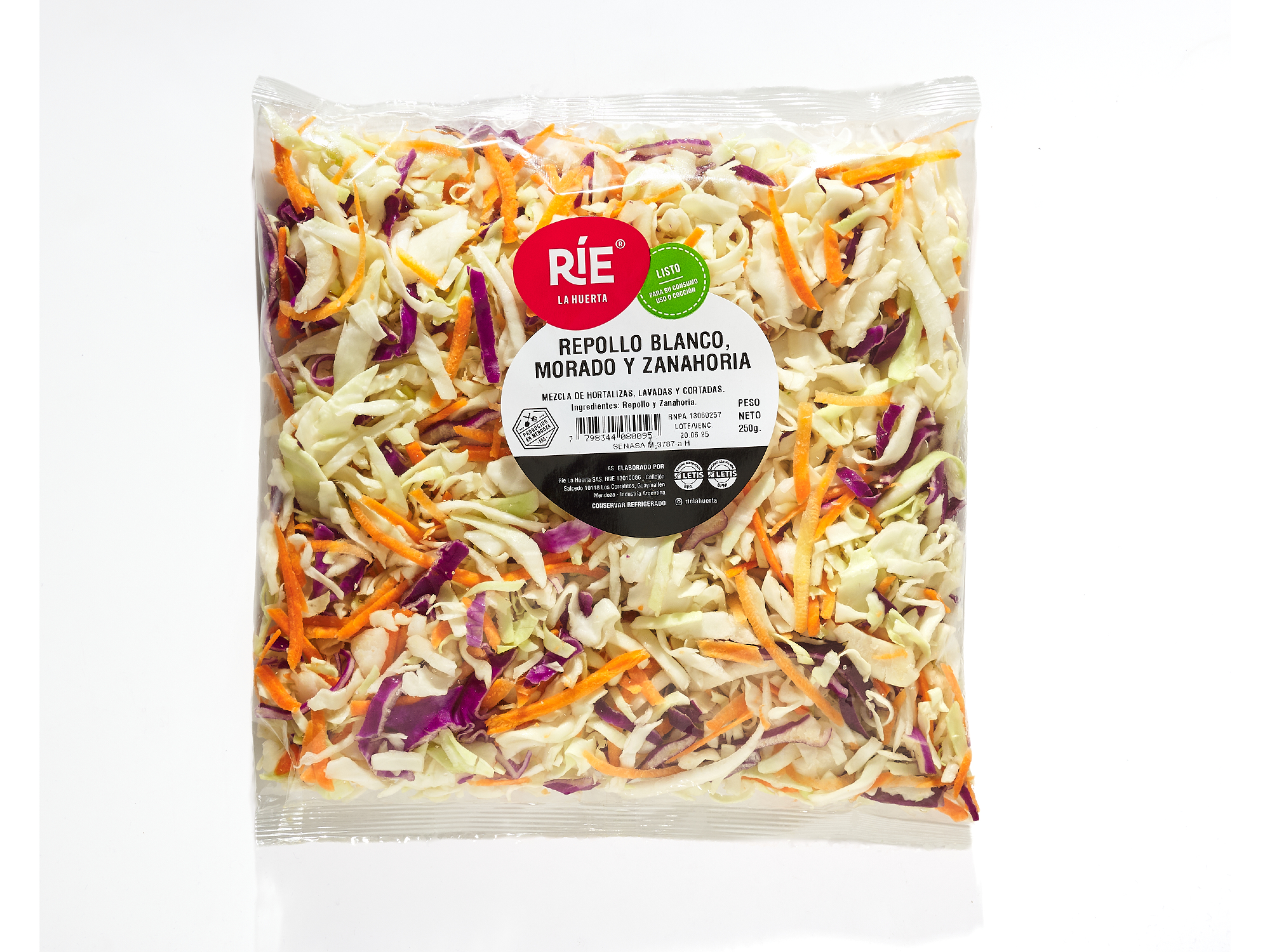 REPOLLO BLANCO, MORADO Y ZANAHORIA X 250g (4-16)