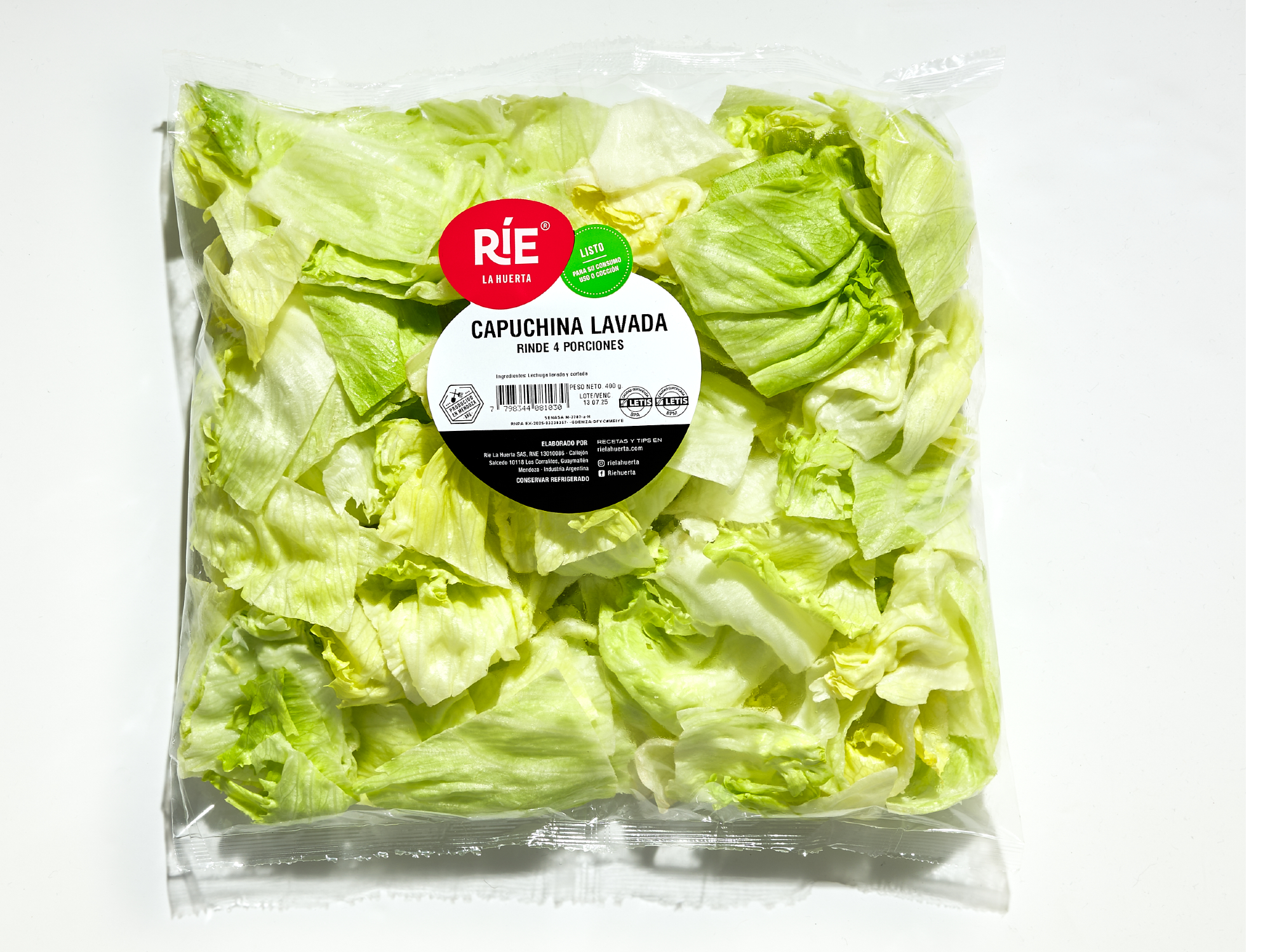 CAPUCHINA LAVADA X 400g (5-199)