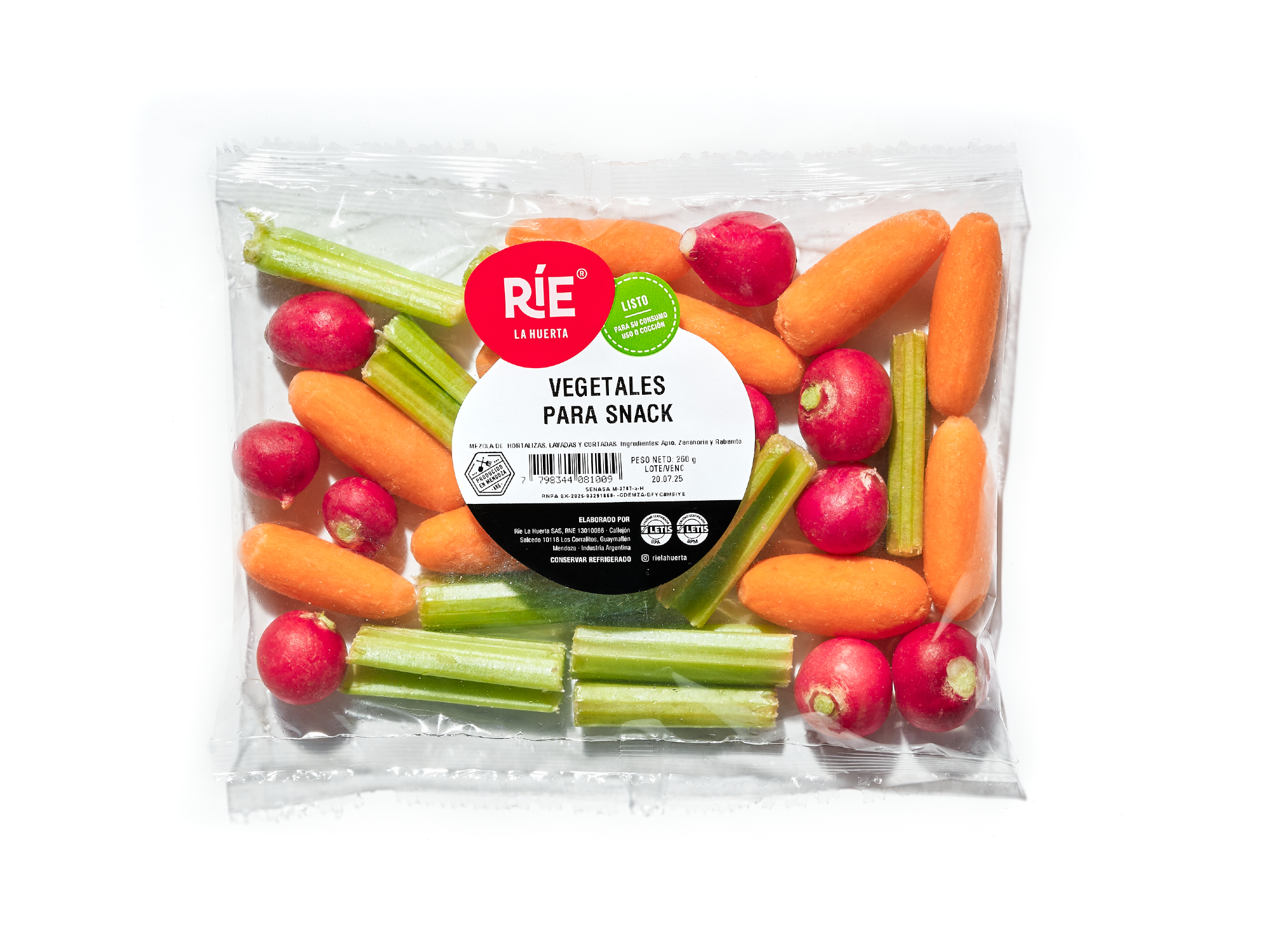 VEGETALES PARA SNACK x 260gr (4-200)