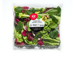 ESPINACA BABY, RADICCHIO Y LECHUGA X 150g (4-12)