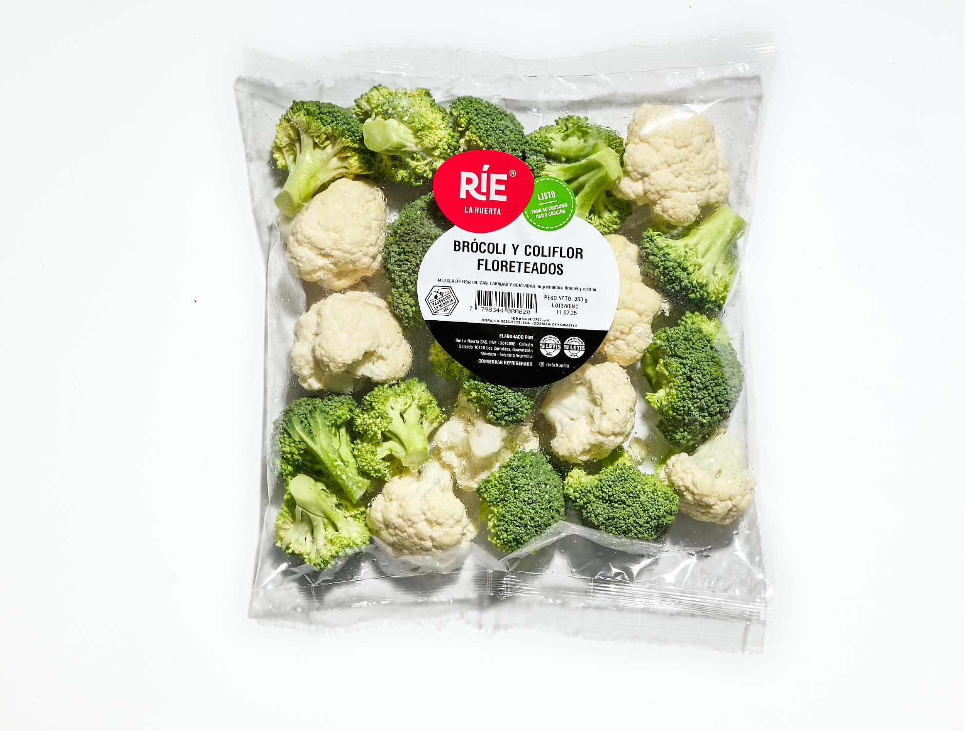 BROCOLI Y COLIFLOR FLORETEADO X 350g (4-19)