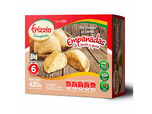 EMPANADAS DE JAMON Y QUESO (6 unidades)