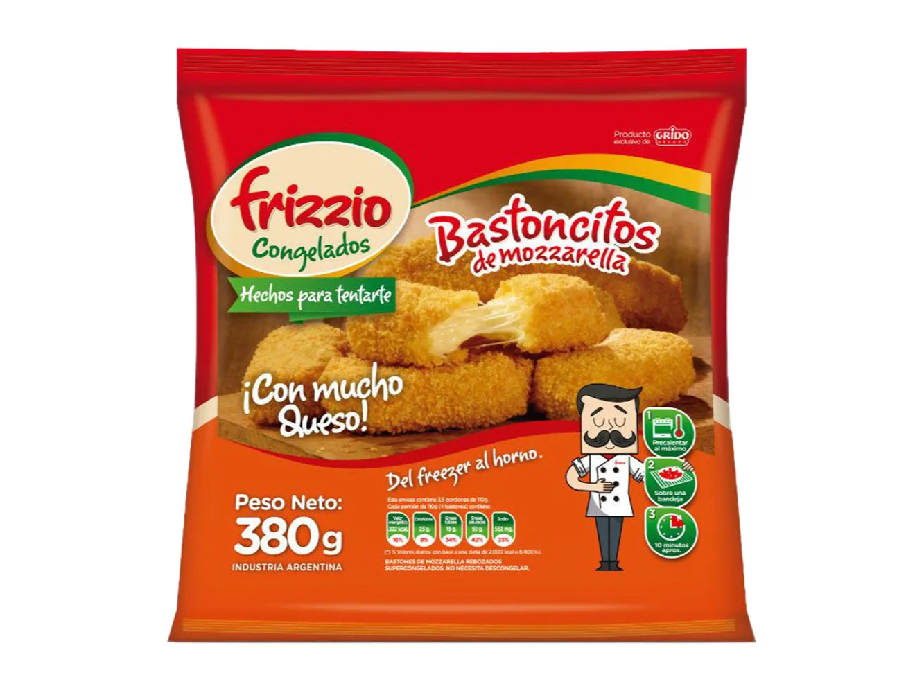 BASTONCITOS DE MUZZARELLA