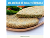 Milanesa de soja con espinaca