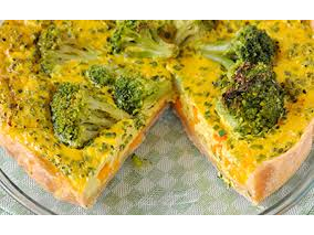 Tarta de brocoli y zanahoria