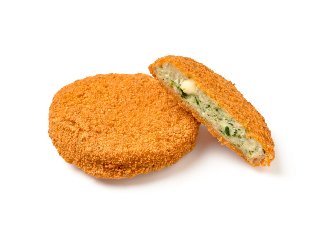 Medallon de pollo con espinaca