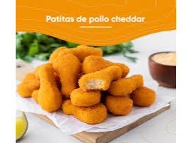 Patitas de pollo con chedar
