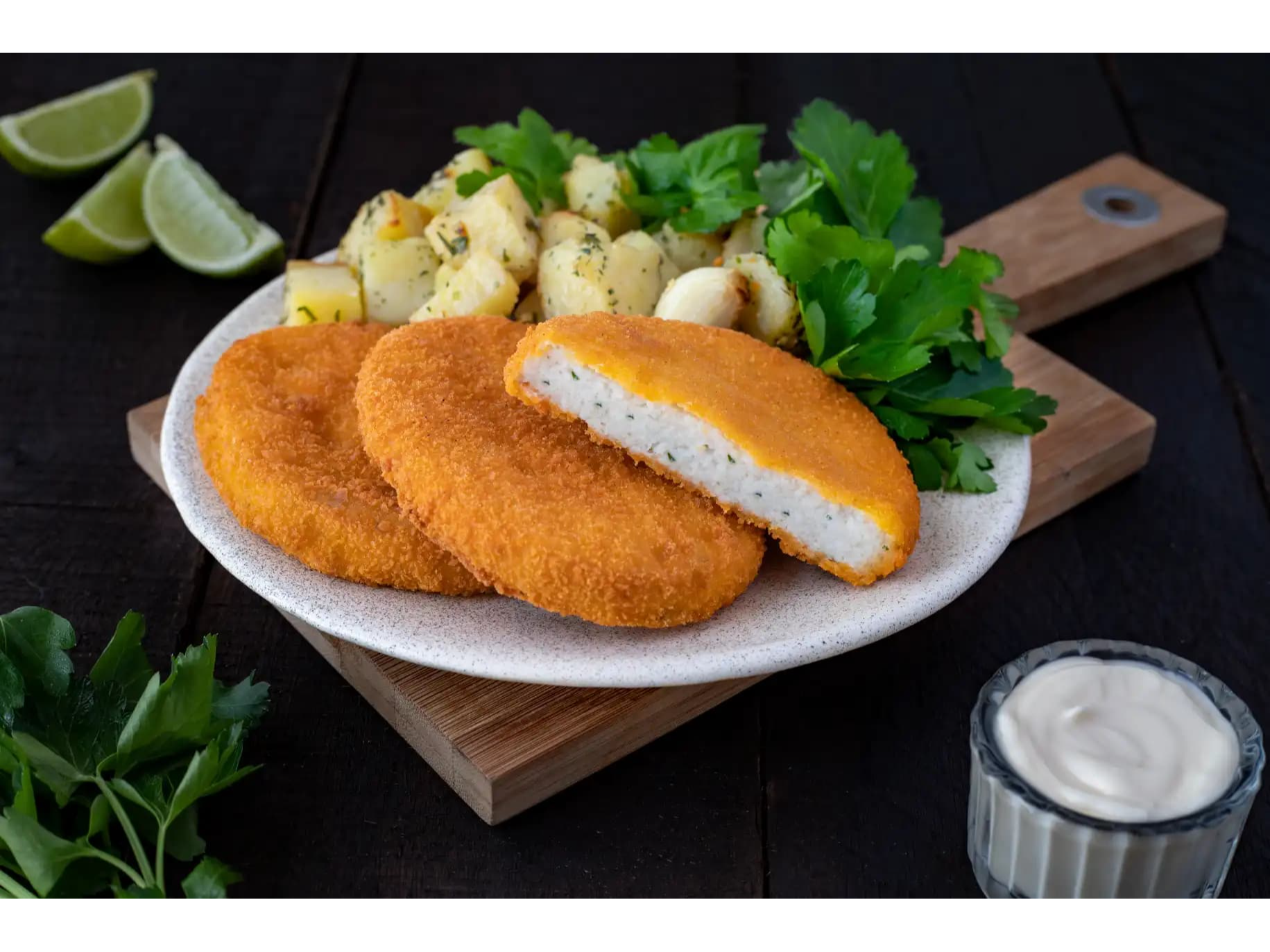 Medallon de Mza con provenzal y queso