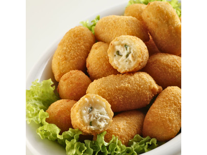 Mini croquetas de pollo y verdeo