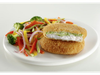 Merluza Medallon con crema de brocoli