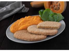 Milanesa de soja y calabaza